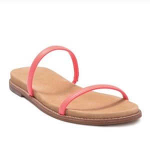 MADEWELL Paris Sandal In Electric Pink Size 7.5